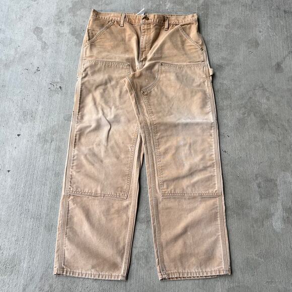 Carhartt Other - Vintage Y2K Carhartt brown double knee work wear carpenter pants